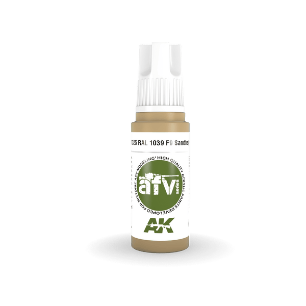 AK Interactive AK11325 3G AFV RAL 1039 F9 Sandbeige Paint 17ml