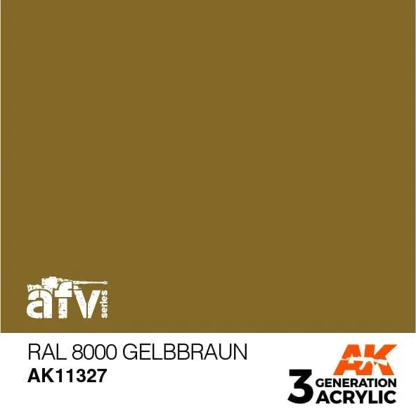 AK Interactive AK11327 3G AFV RAL 8031 F9 Sandbraun Paint 17ml - A-Z Toy Hobby