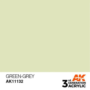 AK Interactive AK11132 3G Green Gray Acrylic Paint 17ml - A-Z Toy Hobby