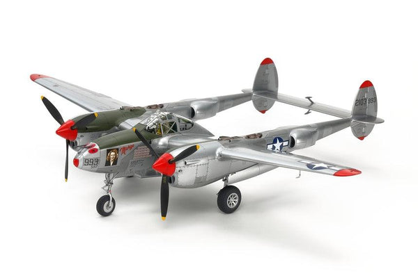 Tamiya 61123 Lockheed P-38J Lightning 1/48 Model Kit - A-Z Toy Hobby