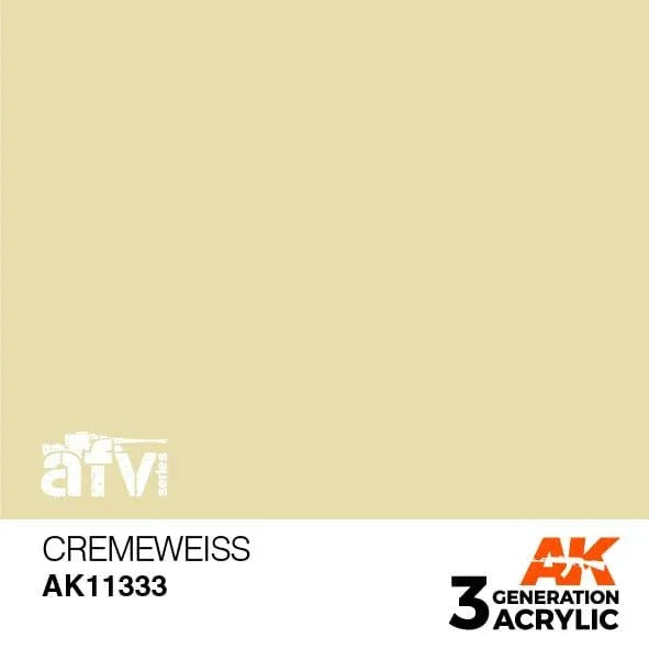 AK Interactive AK11333 3G AFV Cremeweiss Paint 17ml - A-Z Toy Hobby