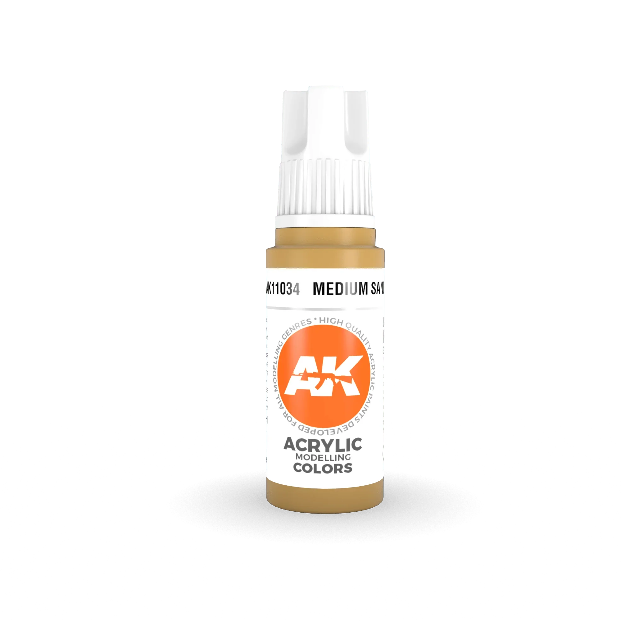 AK Interactive AK11034 3G Medium Sand Acrylic Paint 17ml - A-Z Toy Hobby