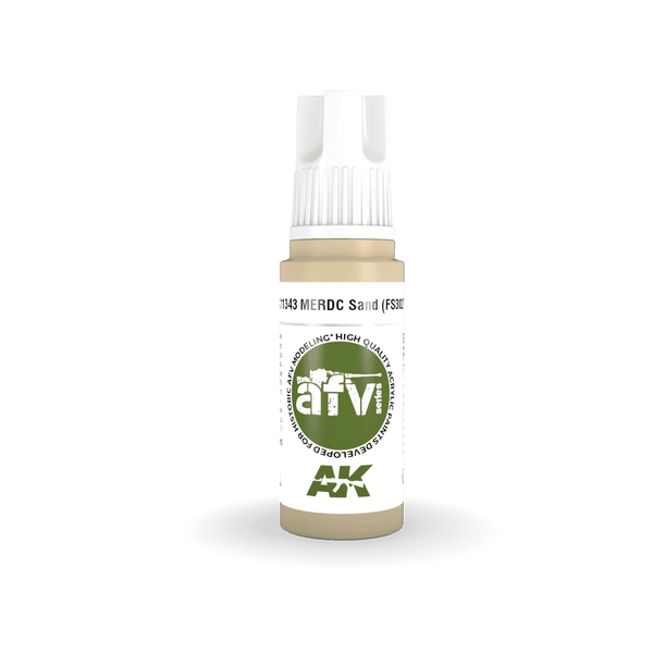 AK Interactive AK11343 3G AFV MERDC Sand (FS30277) Paint 17ml