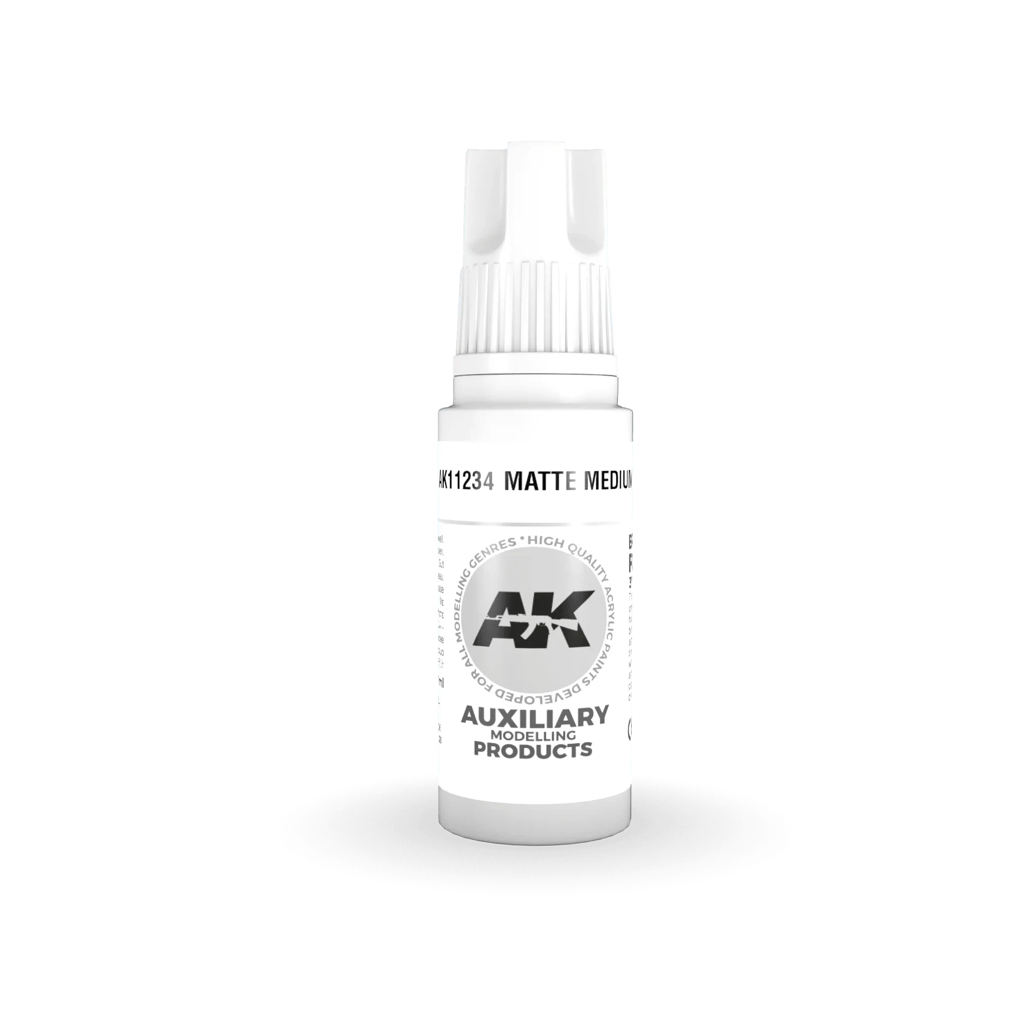AK Interactive AK11234 Acrylic Matte Medium 17ml - A-Z Toy Hobby