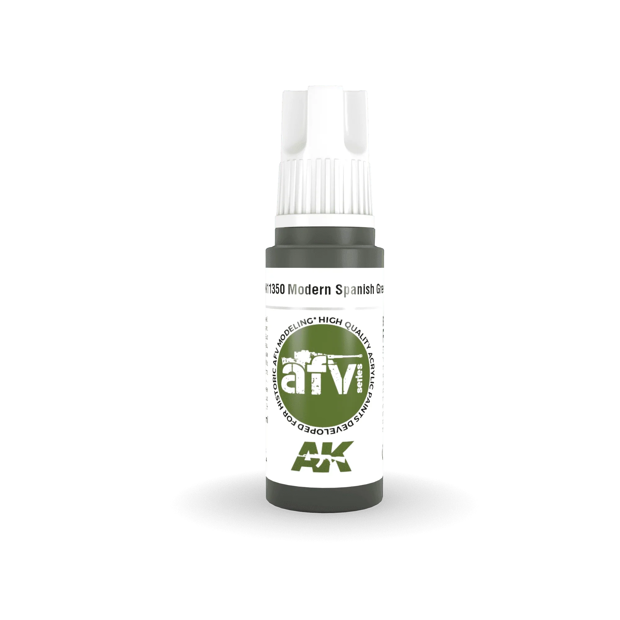 AK Interactive AK11350 3G AFV Modern Spanish Green Paint 17ml - A-Z Toy Hobby
