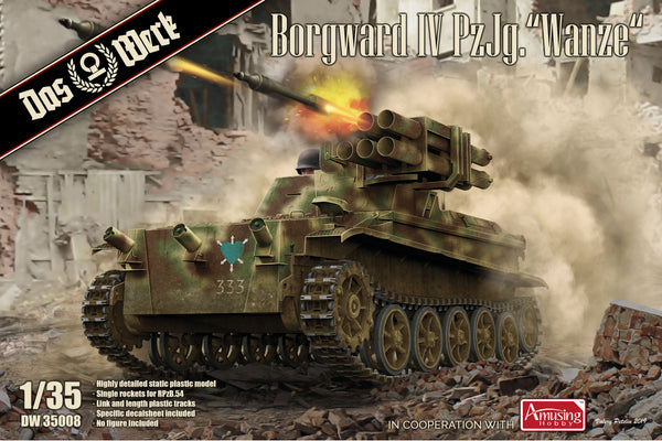 Das Werk 35008 Borgward IV PzJg. Wanze 1/35 Model Kit