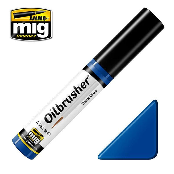 Ammo by Mig AMIG3504 Oilbrusher Dark Blue - A-Z Toy Hobby