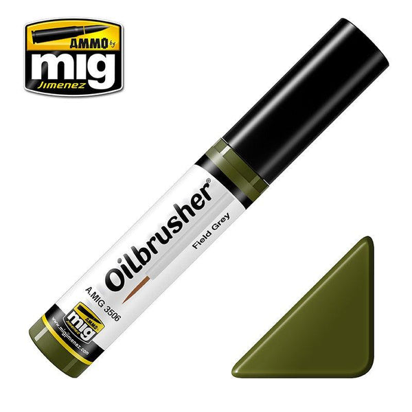 Ammo by Mig AMIG3506 Oilbrusher Field Green - A-Z Toy Hobby