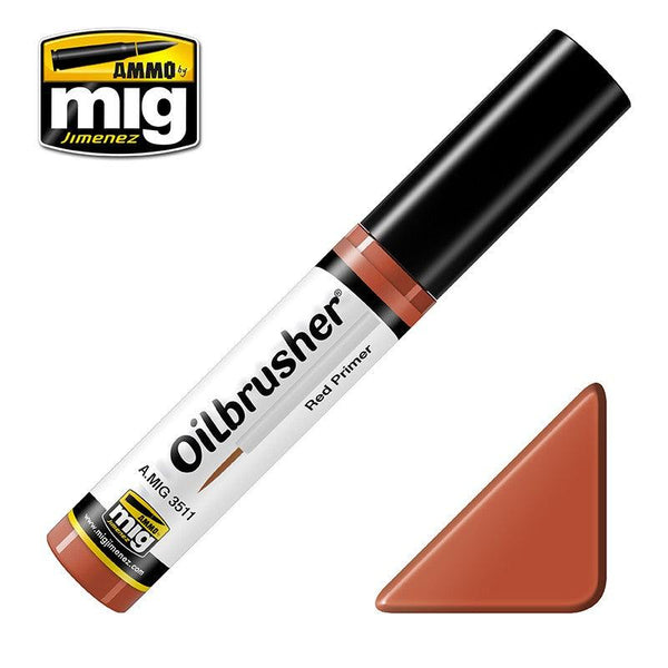 Ammo by Mig AMIG3511 Oilbrusher Red Primer - A-Z Toy Hobby