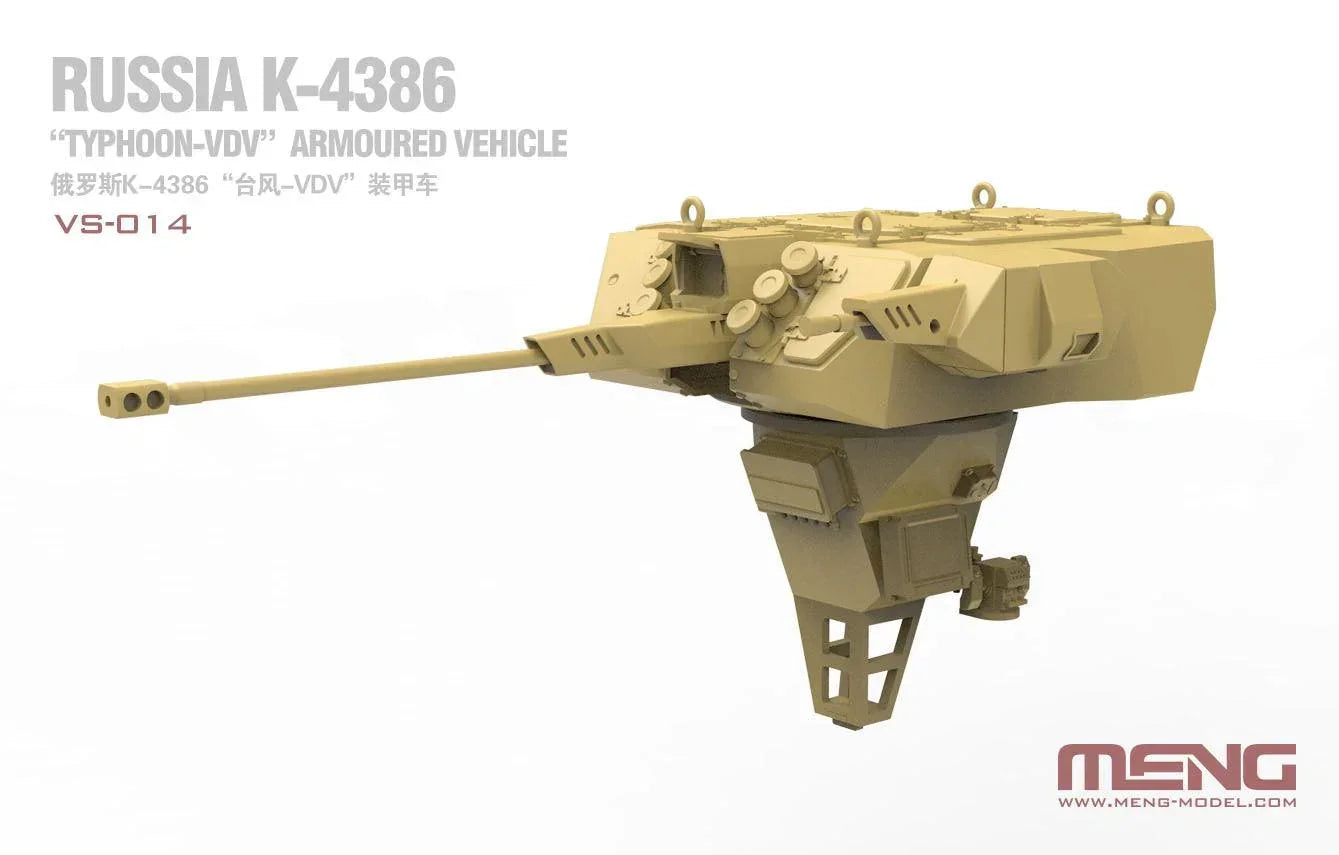 Meng Russian K-4386 Typhoon-VDV Armored Vehicle 1/35 Model Kit - A-Z Toy Hobby