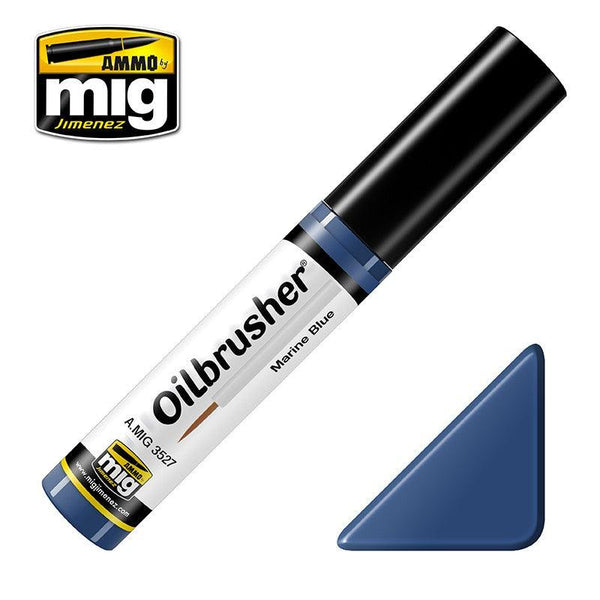 Ammo by Mig AMIG3527 Oilbrusher Marine Blue - A-Z Toy Hobby