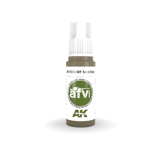 AK Interactive AK11353 3G AFV IDF Sand Grey 1970s-1980s Paint 17ml - A-Z Toy Hobby