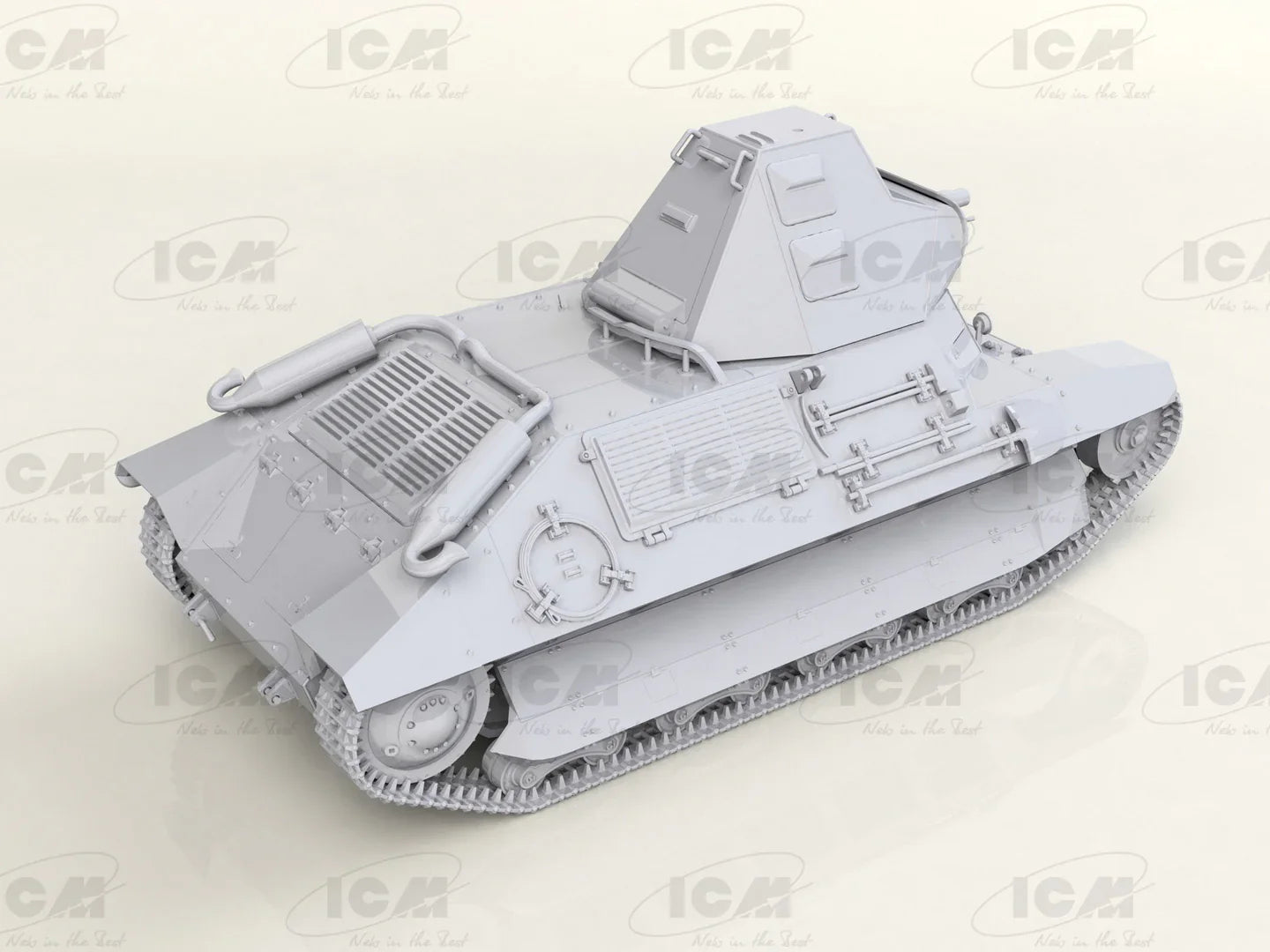 ICM 35336 FCM 36 WWII French Light Tank 1/35 Model Kit - A-Z Toy Hobby
