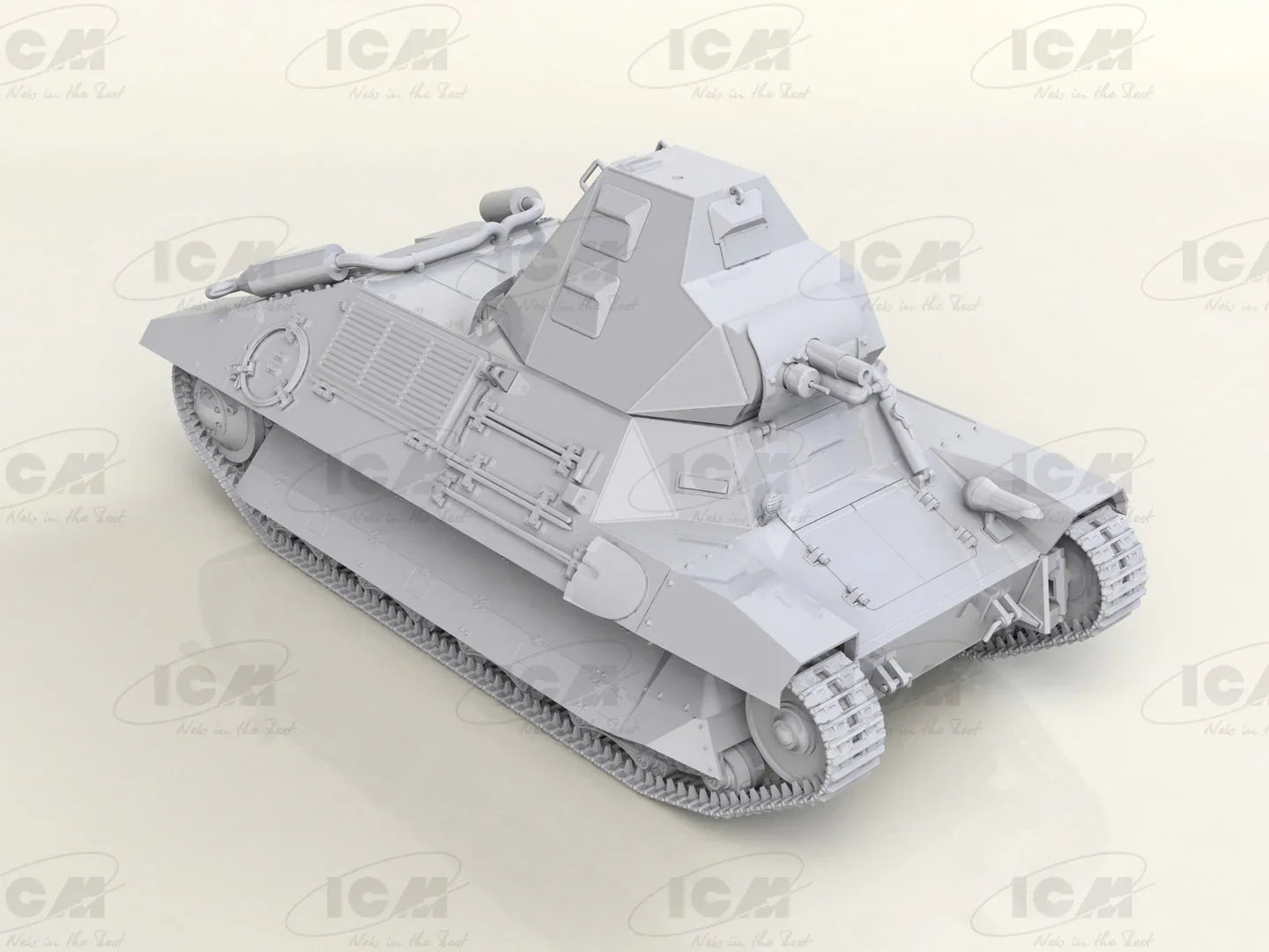 ICM 35336 FCM 36 WWII French Light Tank 1/35 Model Kit - A-Z Toy Hobby