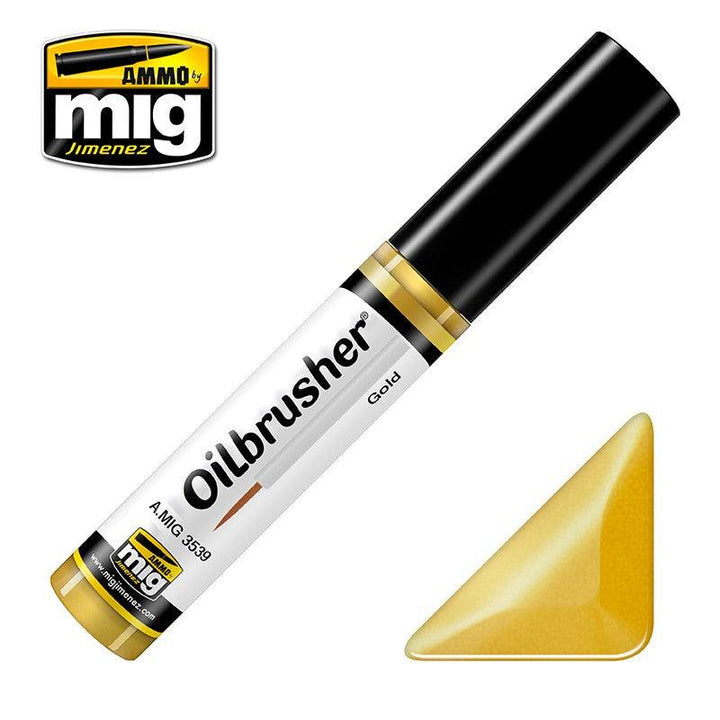 Ammo by Mig AMIG3539 Oilbrusher Gold - A-Z Toy Hobby