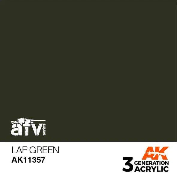AK Interactive AK11357 3G AFV LAF Green Paint 17ml - A-Z Toy Hobby