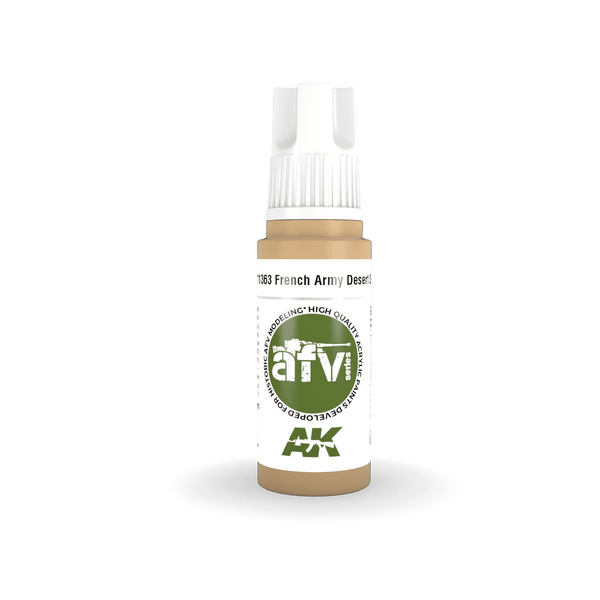 AK Interactive AK11363 3G AFV French Army Desert Sand Paint 17ml