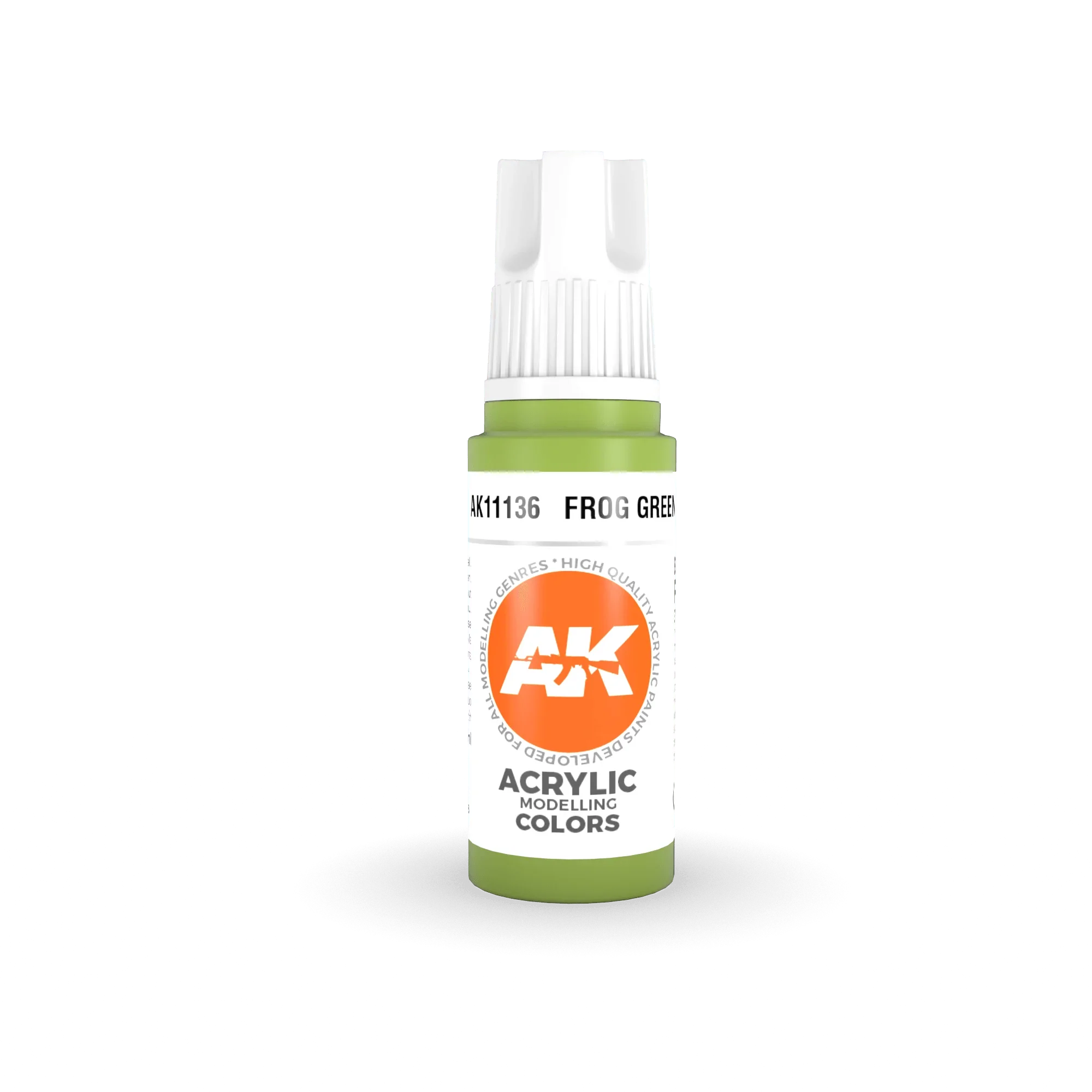 AK Interactive AK11136 3G Frog Green Acrylic Paint 17ml - A-Z Toy Hobby