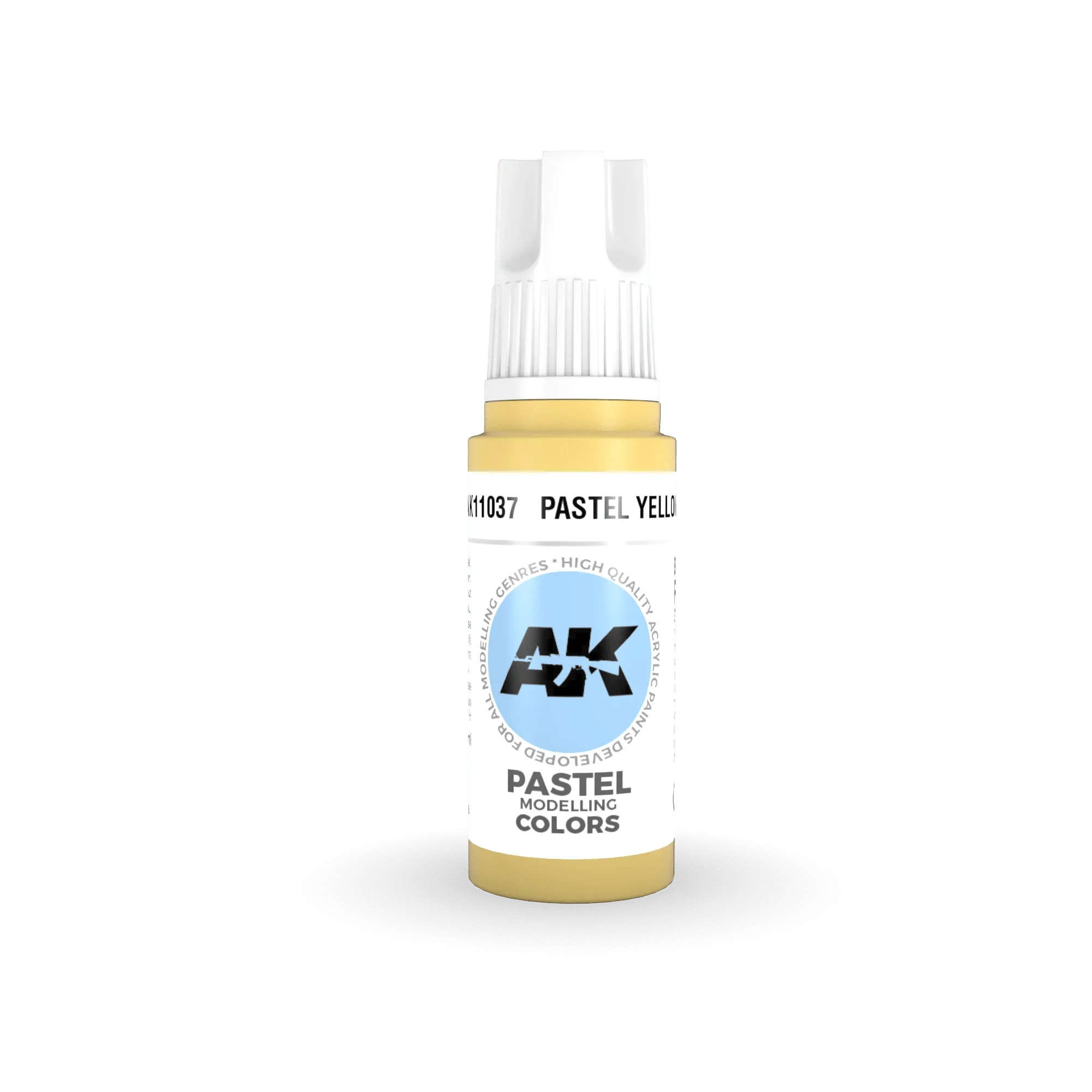 AK Interactive AK11037 3G Pastel Yellow Acrylic Paint 17ml - A-Z Toy Hobby