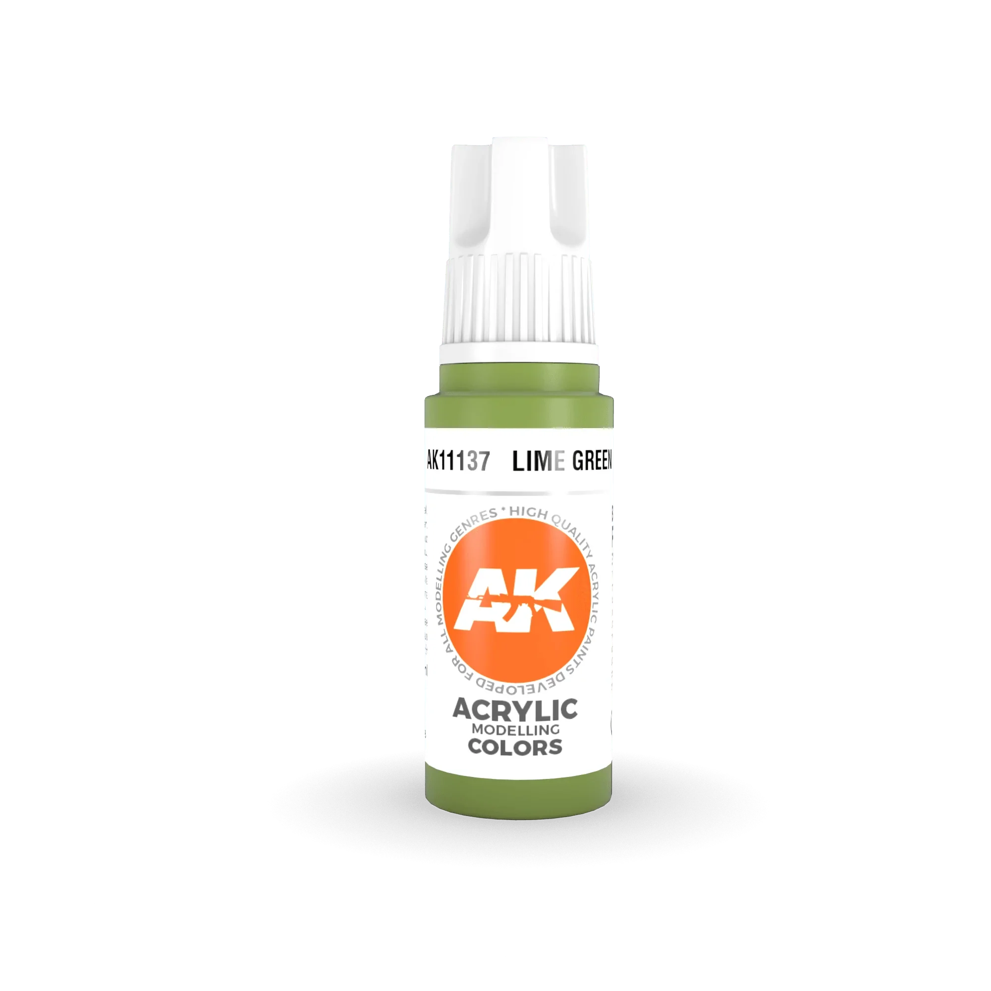 AK Interactive AK11137 3G Lime Green Acrylic Paint 17ml - A-Z Toy Hobby