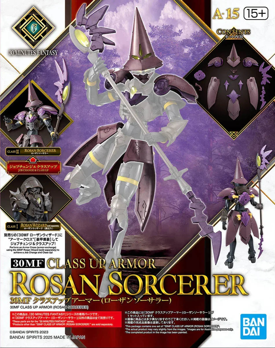 Bandai A-15 30MF Class Up Armor - Rosan Sorcerer 1/144 - A-Z Toy Hobby