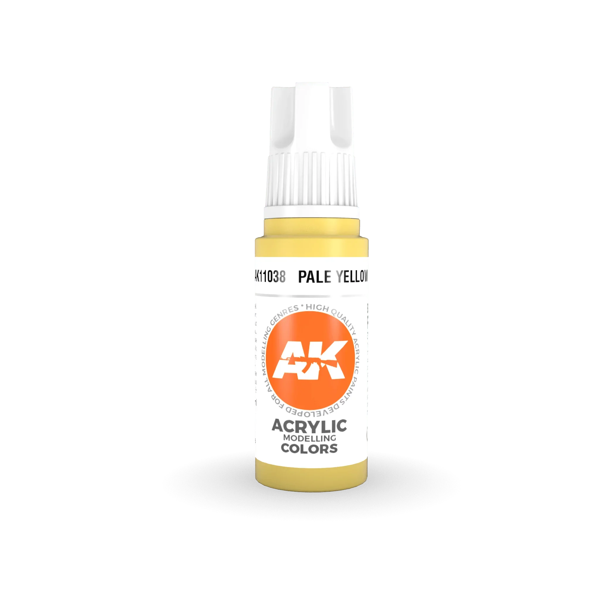 AK Interactive AK11038 3G Pale Yellow Acrylic Paint 17ml - A-Z Toy Hobby