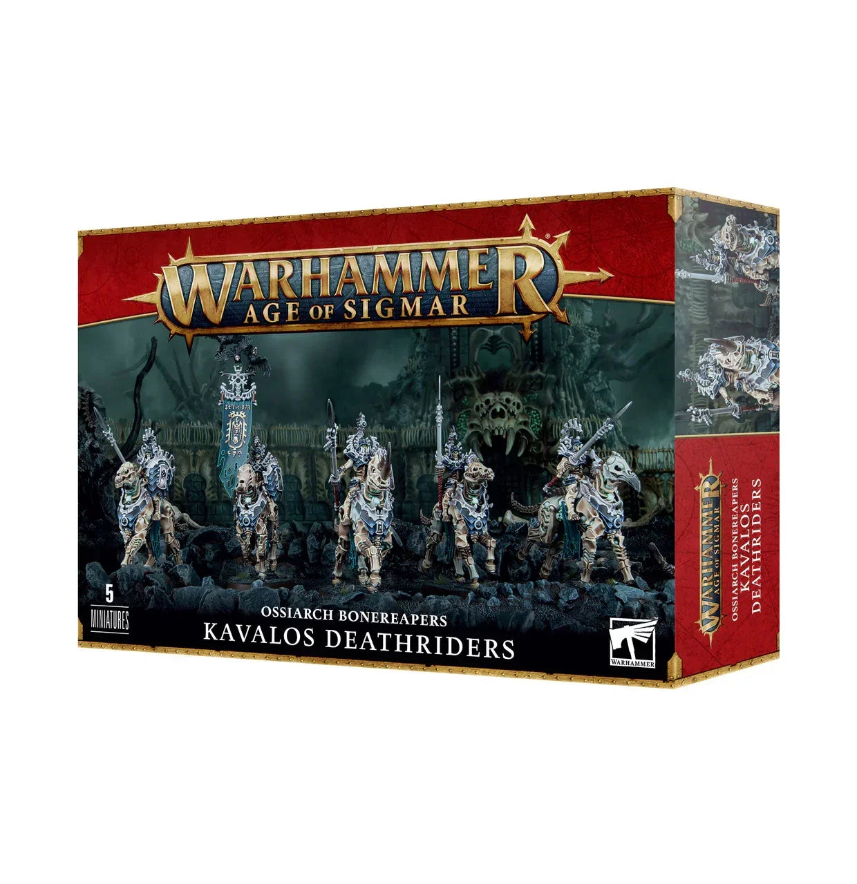 Warhammer Age of Sigmar Ossiarch Bonereapers: Kavalos Deathriders 94-27
