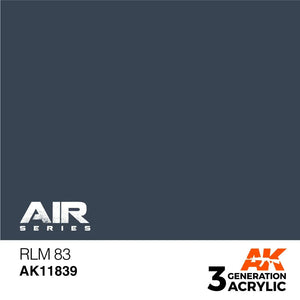AK Interactive AK11839 3G Air RLM 83 Paint 17ml - A-Z Toy Hobby