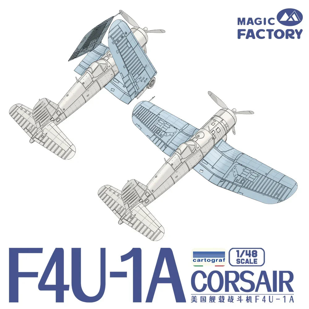 Magic Factory 5003 F-4U-1A Corsair 1/48 Model Kit - A-Z Toy Hobby