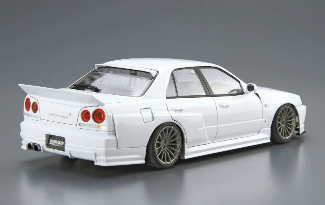 Aoshima 05534 2001 Nissan Uras ER34 Skyline Type-R 1/24 Model Kit - A-Z Toy Hobby