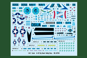 Hobby Boss 81764 A-4E Skyhawk 1/48 Model Kit - A-Z Toy Hobby