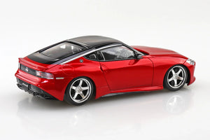 Aoshima Snap Kit 17CU-CR Nissan RZ34 Fairlady Z Custom Wheel (Carmine Red) 1/32 Model Kit - A-Z Toy Hobby
