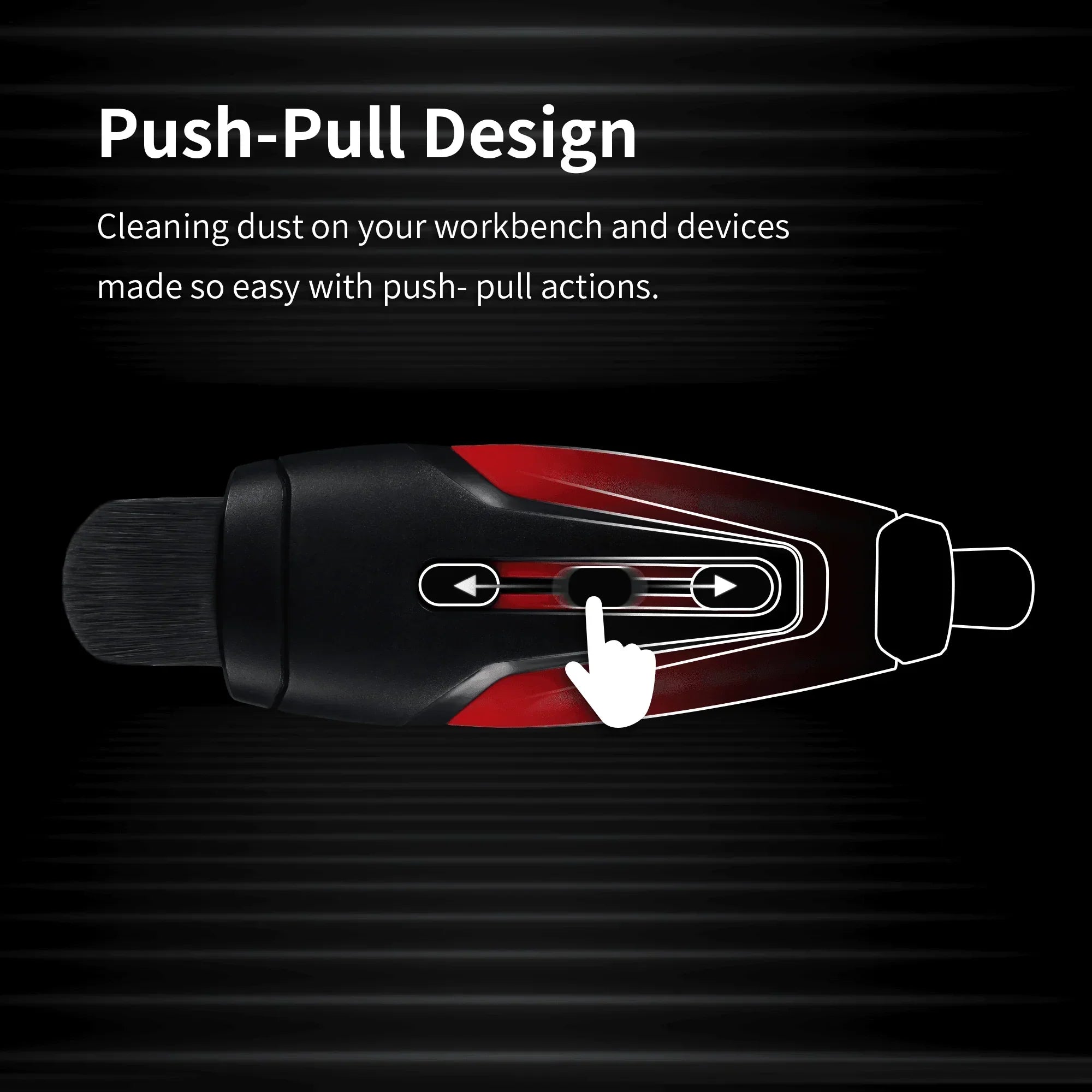 DSPIAE Retractable Dust Brush PT-RDB - A-Z Toy Hobby