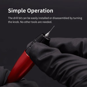 DSPIAE Aluminum Chuck Hand Drill Set with 10 Tungsten Drill Bits AT-VHDS - A-Z Toy Hobby