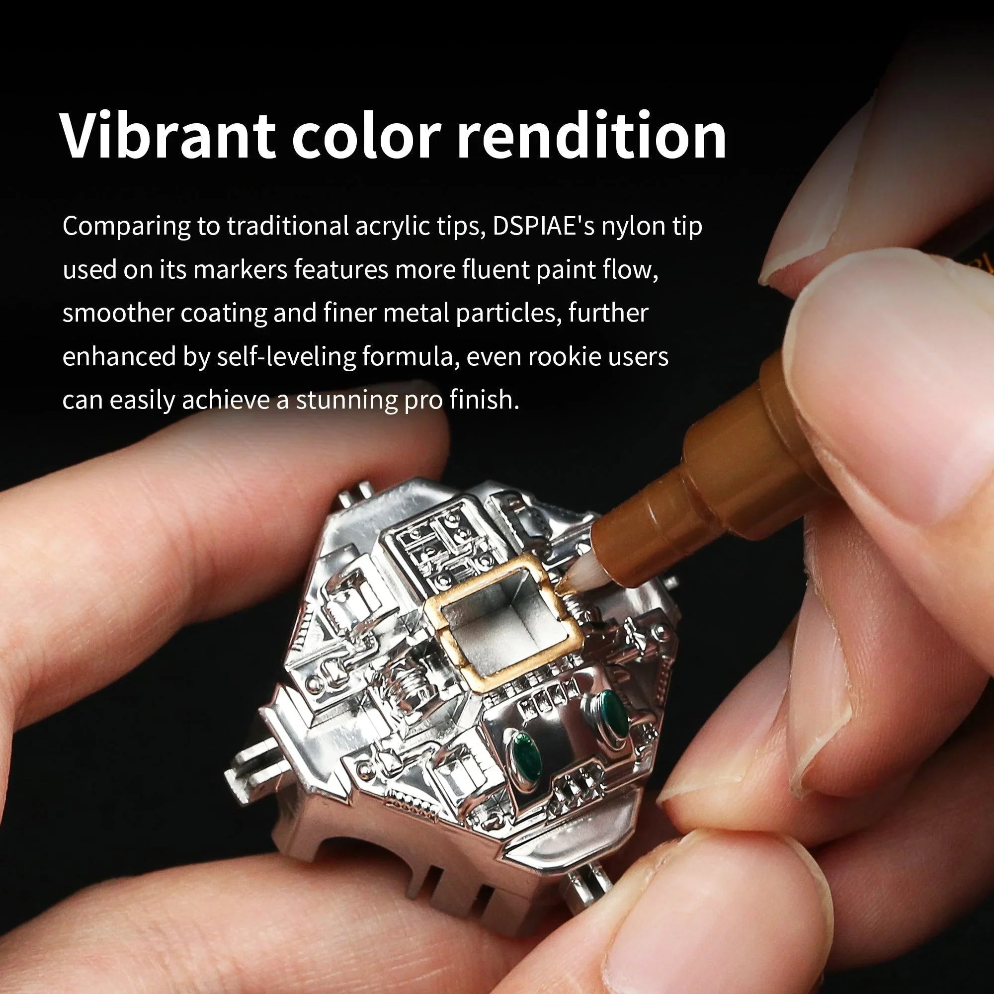 DSPIAE Super Metallic Color Marker Titanium Gold MKS-02 - A-Z Toy Hobby