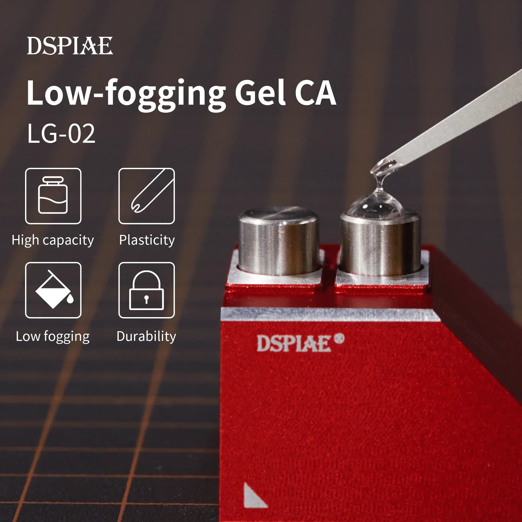 DSPIAE Low-Whitening Super Glue Gel Type LG-02 - A-Z Toy Hobby