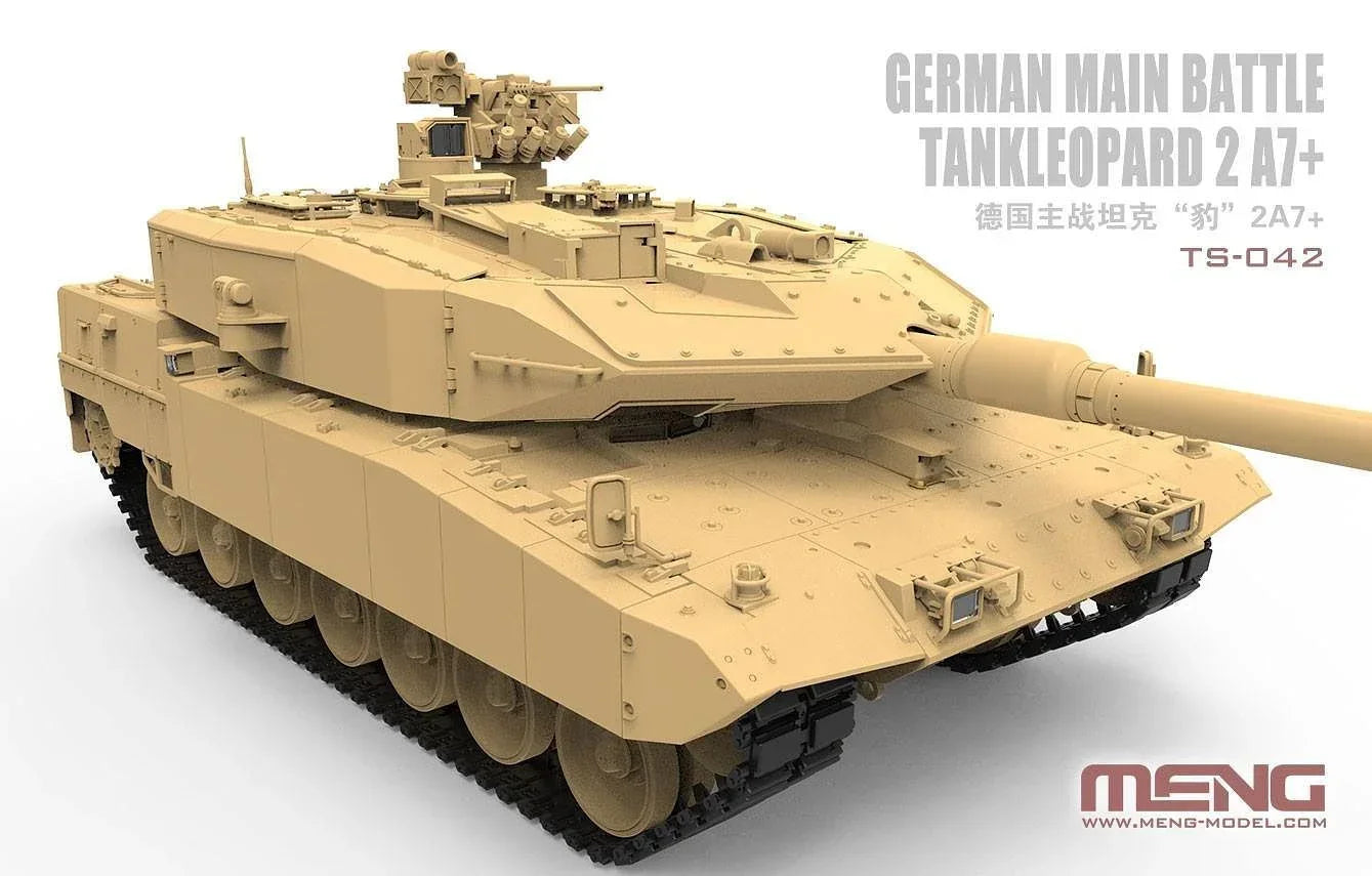 Meng TS-042 German Main Battle Tank Leopard 2A7+ 1/35 Model Kit - A-Z Toy Hobby