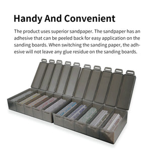 DSPIAE Adhesive Sand Paper Set (1000, 1200, 1500, 2000, 2500) (100pcs) SP-S02 - A-Z Toy Hobby