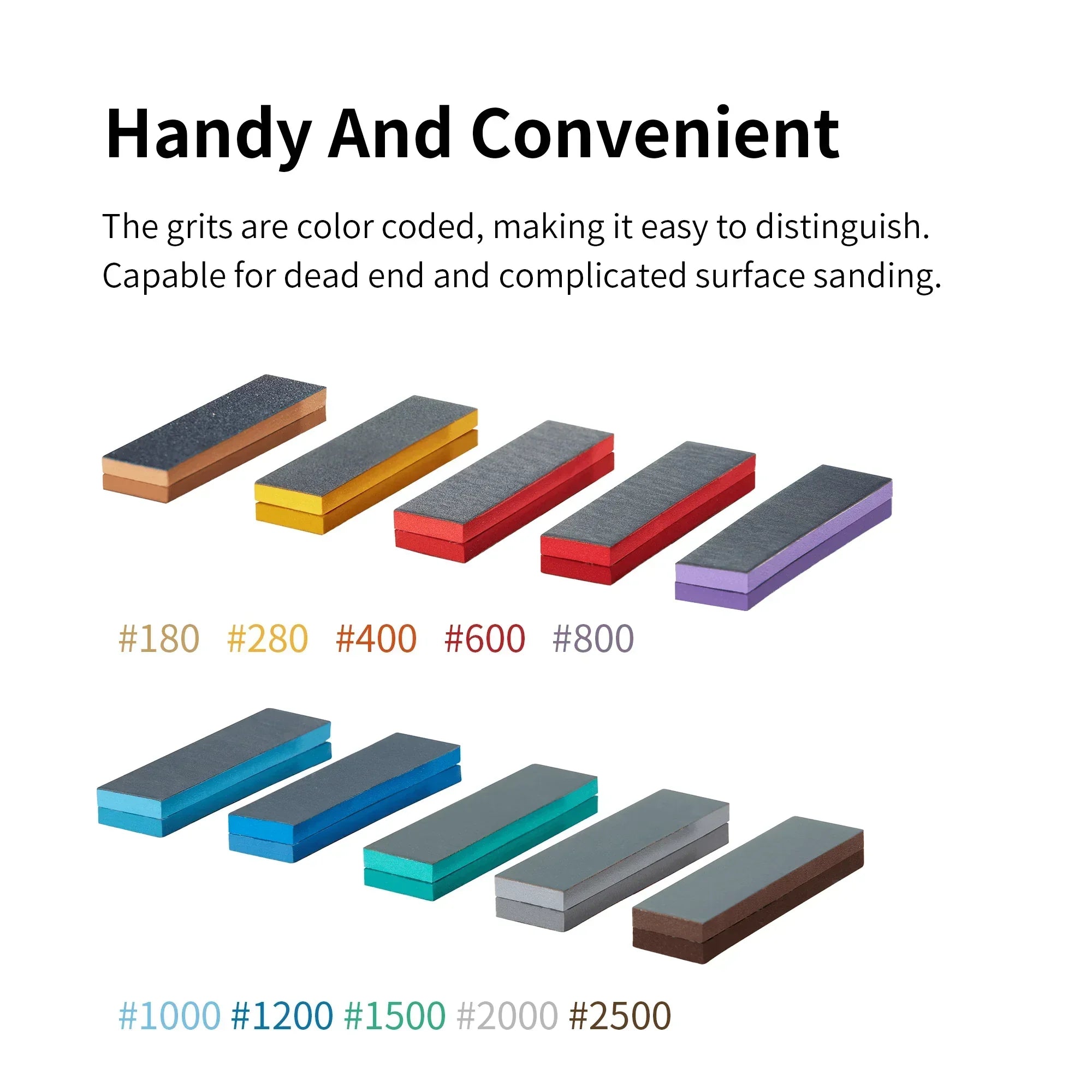 DSPIAE Sanding Sponge Set (1000, 1200, 1500, 2000, 2500) (30pcs) SS-S02 - A-Z Toy Hobby