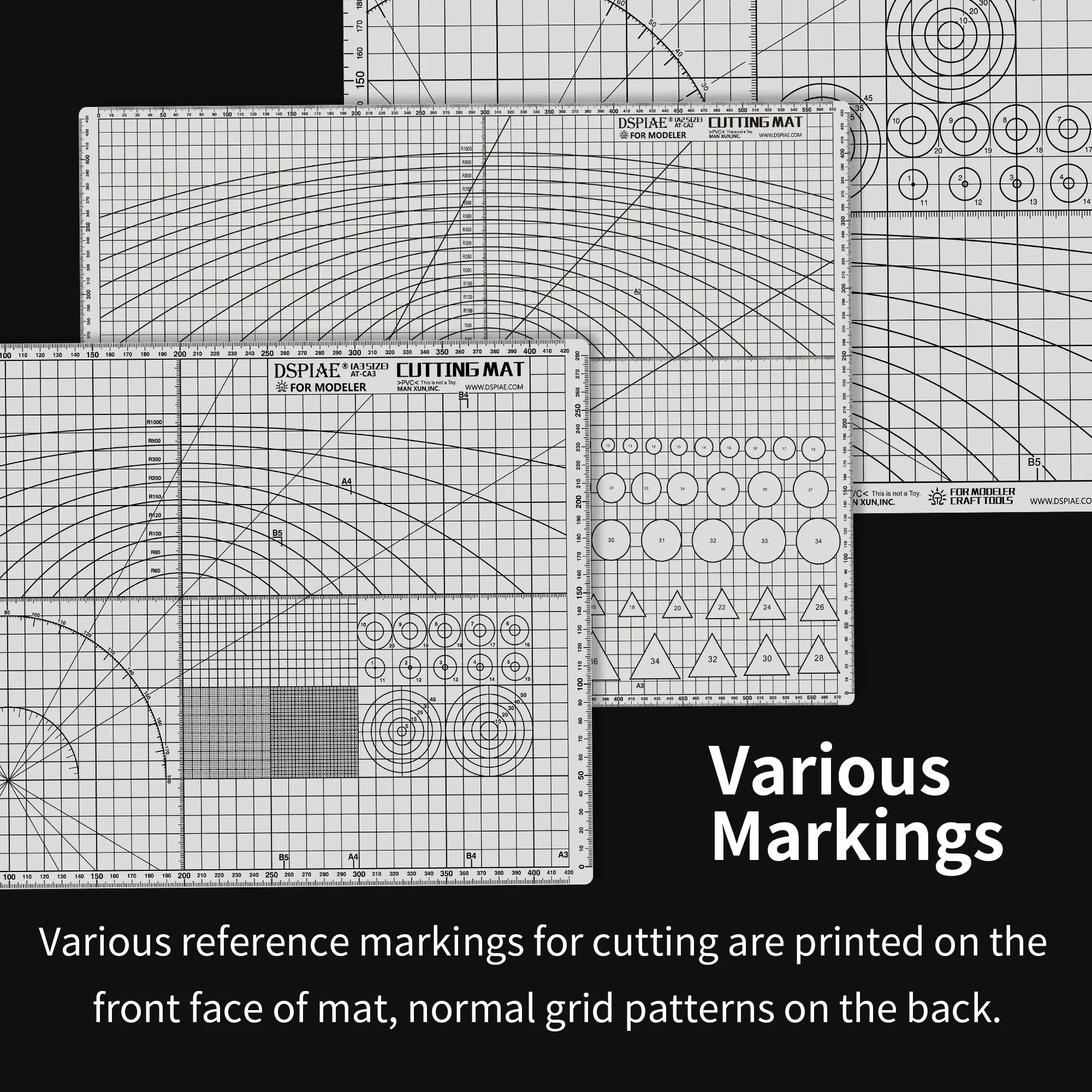 DSPIAE Cutting Mat A4 AT-CA4 - A-Z Toy Hobby