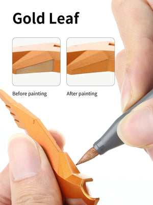 DSPIAE Soft Tip Marker Metallic Gold Leaf MKM-10 - A-Z Toy Hobby