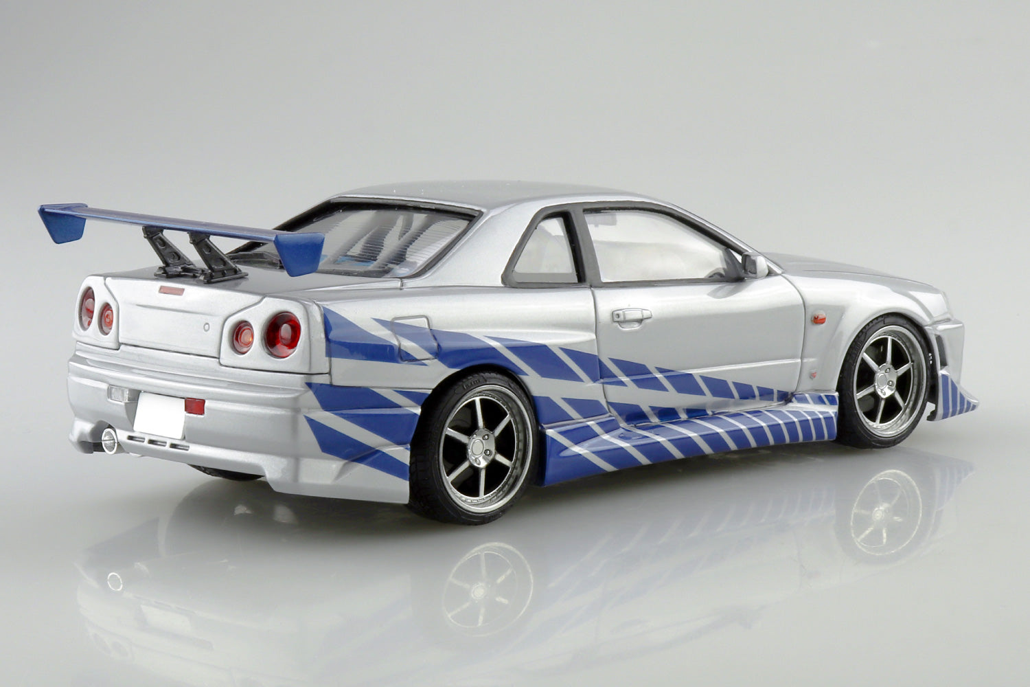 Aoshima WS-02 R34 Skyline GT-R Fast & Furious 1/24 Model Kit – A-Z