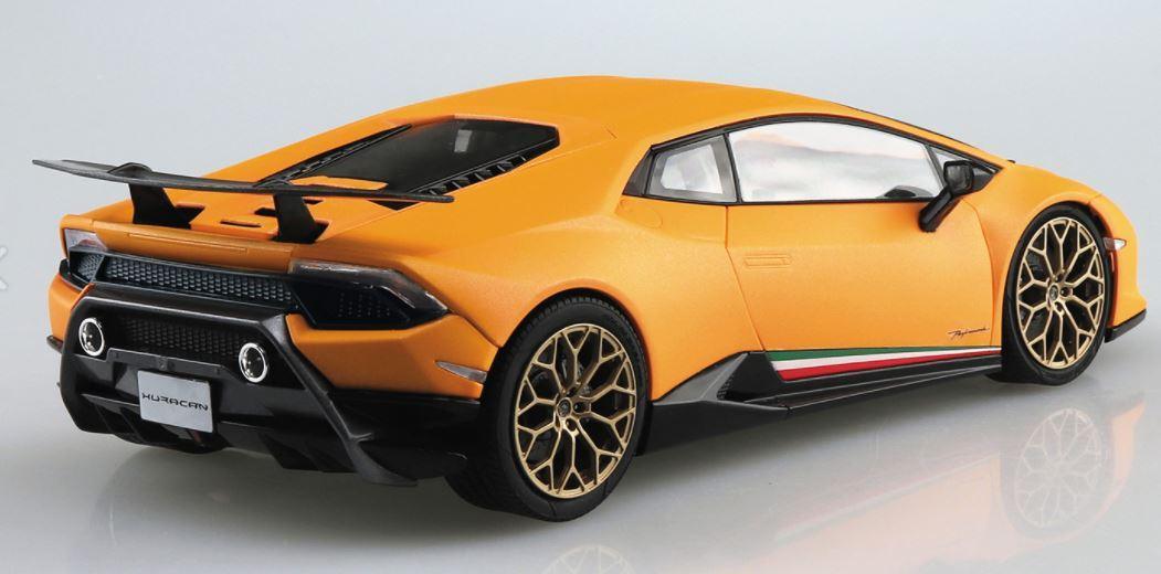 Aoshima 06204 2017 Lamborghini Huracan Performante 1/24 Model Kit - A-Z Toy Hobby