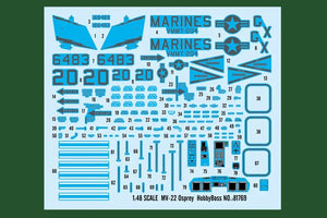 Hobby Boss 81769 MV-22 Osprey 1/48 Model Kit - A-Z Toy Hobby