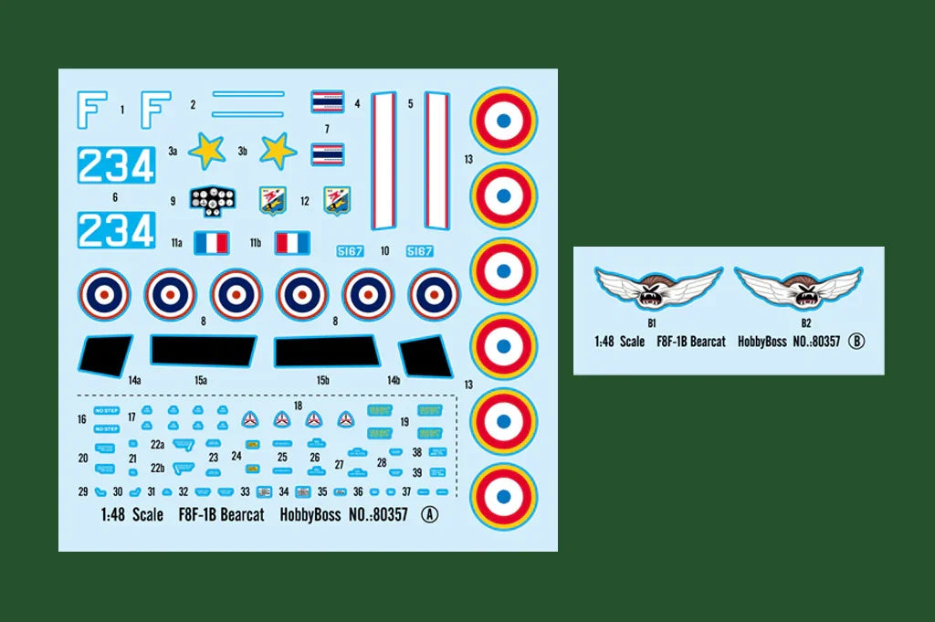 Hobby Boss 80357 F8F-1B Bearcat 1/48 Model Kit - A-Z Toy Hobby