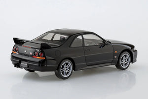 Aoshima Snap Kit 21-BK Nissan R33 Skyline GT-R (Black) 1/32 Model Kit - A-Z Toy Hobby