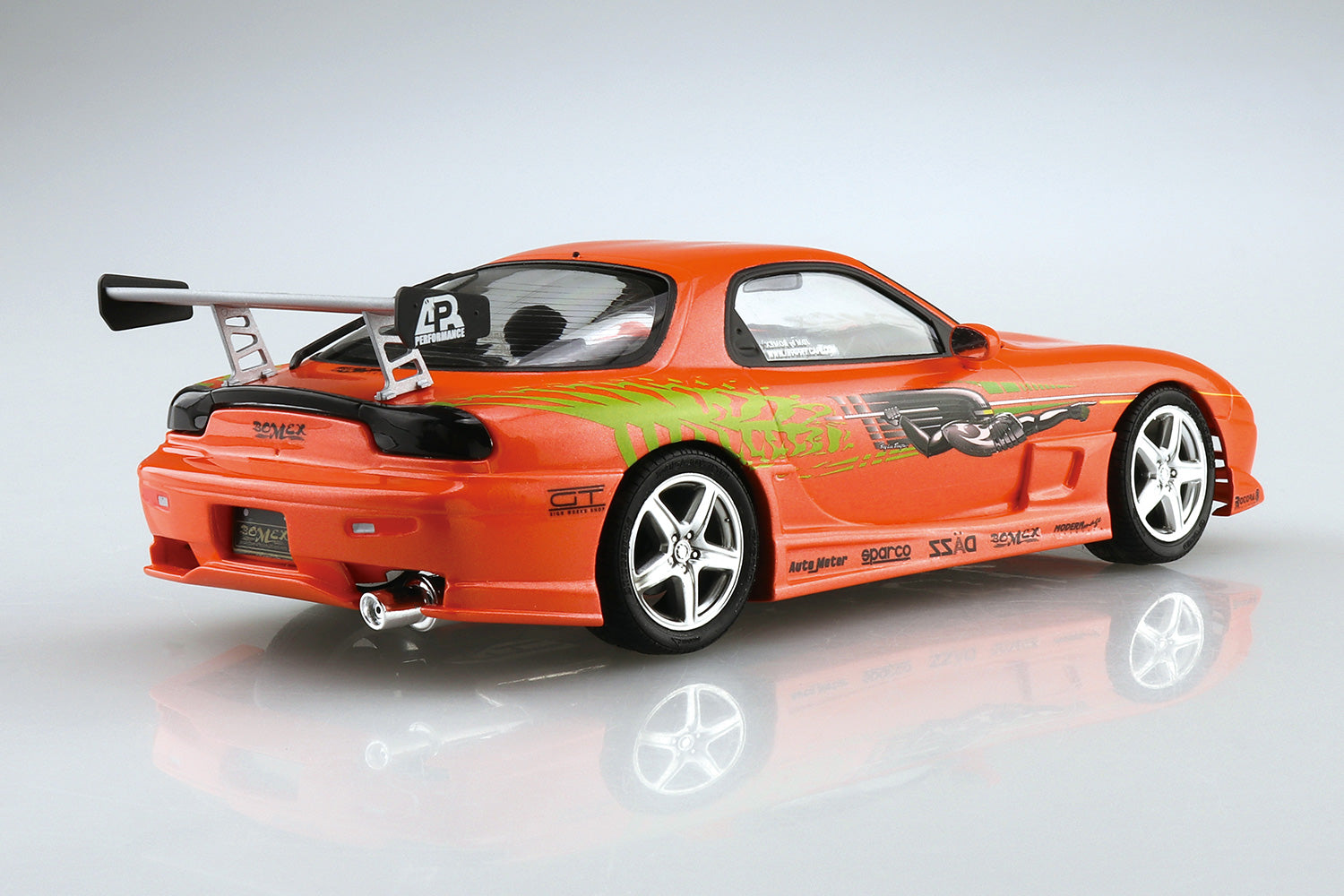Aoshima 74 1999 Mazda RX-7 FD3S Bomex 1/24 Model Kit – A-Z Toy Hobby