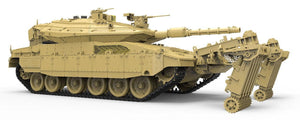 Meng TS-049 Israel Merkava Mk.4/4LIC w/Nochri-Kal Mine Roller System 1/35 Model Kit - A-Z Toy Hobby