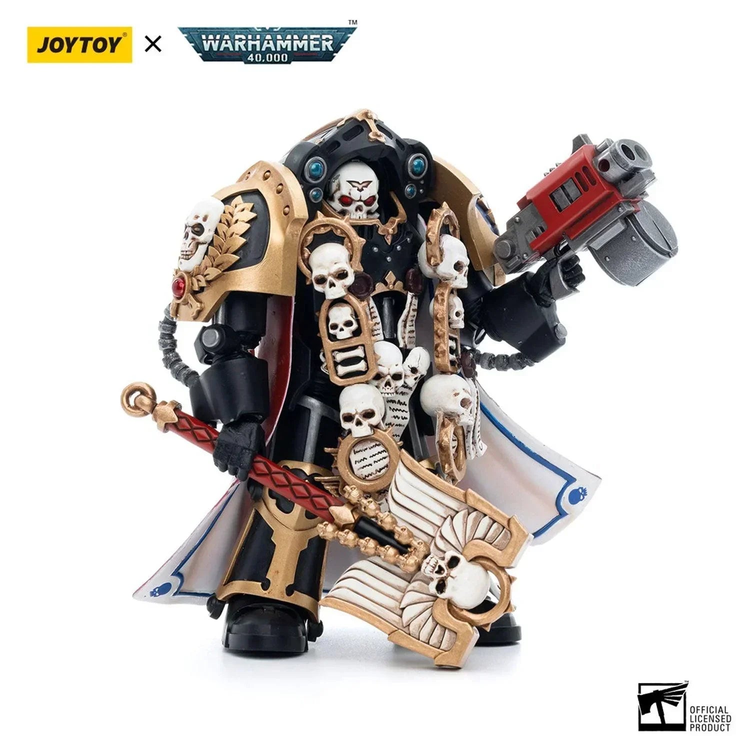 Joy Toy Warhammer 40K Ultramarines Terminator Chaplain Brother Vanius 1/18 Action Figure - A-Z Toy Hobby