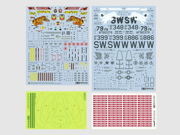 Tamiya 60315 F-16CJ Block 50 Fighting Falcon 1/32 Model Kit - A-Z Toy Hobby